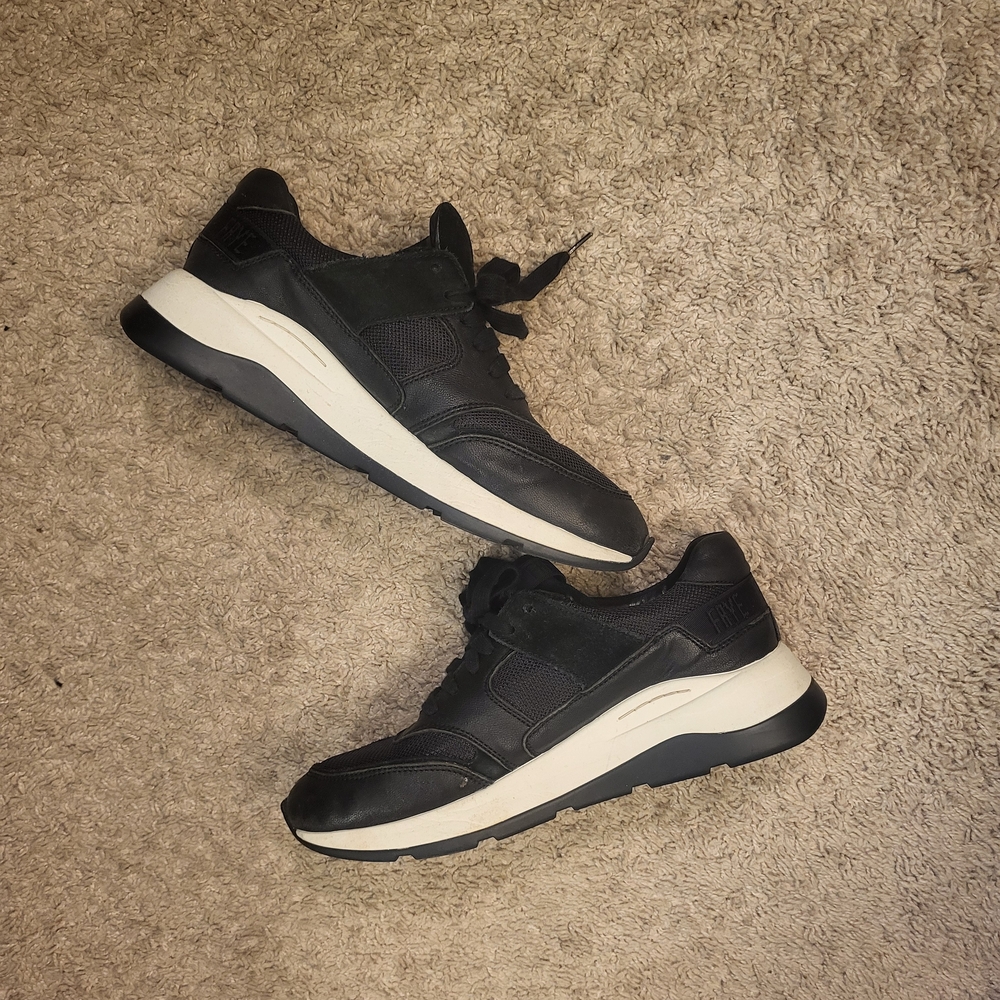 Frye Black and White Sneakers Everyday Comfort
